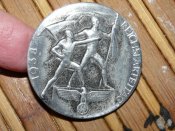 Значек Партийный съезд 1938 г. Германия III Рейх  RZM легкий метал