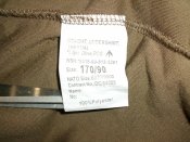 Лот №А1099 Флис British Army "Combat undershirt thermal" 170/90 (light olive)