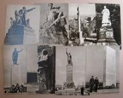 Памятники героям великой отечественной войны = комплект 1965 г. = 30 шт. = тираж 30 тыс.