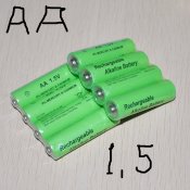 Аккумуляторы АА 1.5 в.
