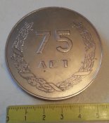 настольная медаль КПИ 75 лет