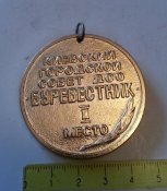 настольная медаль буревесник