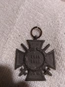 Наградной знак 3го Рейха "Крест Гинденбурга" с мечами
