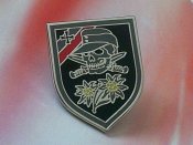 Эдельвейс  череп -  знак заколка