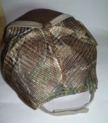 Бейсболка камуфляжная Cat / Caterpillar Brown Twill Cap w/Camo Mesh