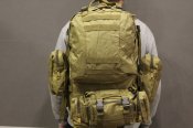 Тактический Штурмовой Военный Рюкзак с подсумками на 50-60 литров