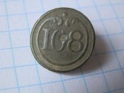 пуговица малая. франция. линейный полк.108.