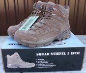 Тактические ботинки Squad Schuhe 5 дюймов,Коричневые, Sturm Mil-Tec,45 размер