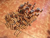 Гильзы бумажные 12 калибр новые с жевелом