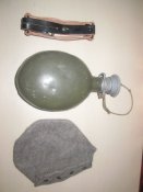 Фляга Чехия М 60 с войлочным чехлом