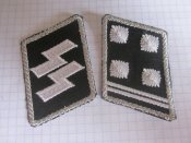Петлицы Оберштурмбанфюрера СС.