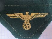 Нашивка на головной убор для генералов Вермахта.