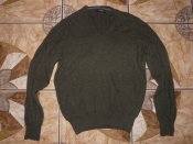 Лёгкий шерстяной свитер олива Zara Man size M/46-48р.