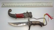 Сувенирный кинжал.