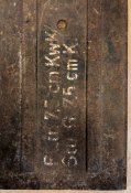 Немецкий ящик для снарядов 7,5 cm Kw.K./Stu.G. 7,5 cm.K