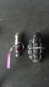 Учебная ручная граната Ф-1 + пиропатроны