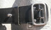 Ремень Чёрный тип Сэм Браун, 110 см.