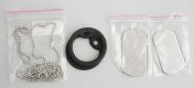 Комплект армейских жетонов US "DOG-TAG" с глушилками!