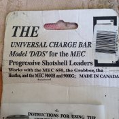 The Universal Charge Bar, Model "D/DS"  MEC650, MEC Grabber and MEC 9000 Series.