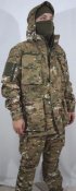 Всепогодный мембранный тактический костюм multicam+флисовая шапка multicam. Отличное качество