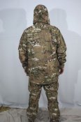 Всепогодный мембранный тактический костюм multicam+флисовая шапка multicam. Отличное качество