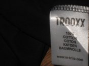 Лот №А2570 Футболки Великобритания оригинал Trooxx х/б с круглым вырезом L (classic) черная