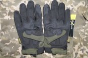 Тактические перчатки Mechanix полнопалые ( M-PACT ) - Олива ( М )