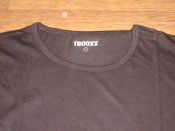 Лот №А2564 Футболки Великобритания оригинал Trooxx х/б с круглым вырезом L (long) черная