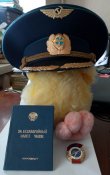 Фуражка пилота. Аэрофлот СССР! Знак  За безаварийный налёт часов!