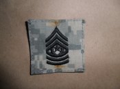 Знак различия Command Sergeant Major (Army E-9) СВ США