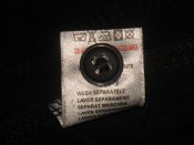 Лот №А2305 Футболка-рубашка с коротким рукавом поисковой команды XS (чёрная)