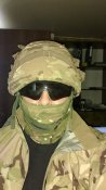 Британский шлем Мк6А с забралом.
