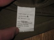 Лот №А1978 Футболка с коротким рукавом Coolmax® Британия 160/80(Small) (light olive)