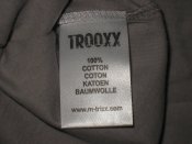 Лот №А2573 Футболки Великобритания оригинал Trooxx х/б с V-образным вырезом ХХL (long) сера