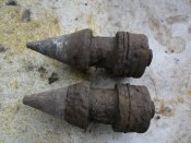 Подкалиберные снаряды 45 мм с вольфрамовым сердечником.