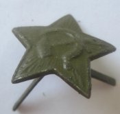 звезда на пилотку полевая сталь краска