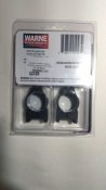 Крепление (кольца) WARNE Fixed Ring 2.54 cm. Под планку Weaver/ Picatinny. Сталь