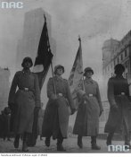 Marsz ochotników Waffen SS składający się z Flamandów i Wallonów w.jpg
