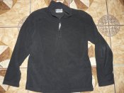 Терморубашка флисовая Trespass чёрная ворот на молнии size M/48 р.