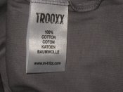 Лот №А2571 Футболки Великобритания оригинал Trooxx х/б с V-образным вырезом М (long) серая