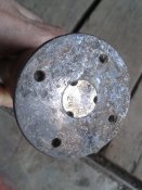 гильза с пушки Pak 37 с клеймами