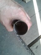 гильза с пушки Pak 37 с клеймами