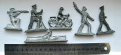 Солдатики - матросы = фигурки = СССР = 6 шт. = металл