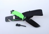 Нож выживания Ganzo (green) G8012