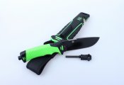 Нож выживания Ganzo (green) G8012