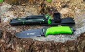 Нож выживания Ganzo (green) G8012