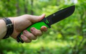 Нож выживания Ganzo (green) G8012