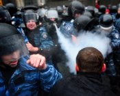 Мощный газовый баллончик для активной самообороны Кобра-1 МВД ( без буквы ,состав 0.8% CS)