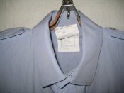 Рубашка shirt mans blue, 41 размер, с погонами