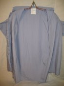 Рубашка shirt mans blue, 41 размер, с погонами